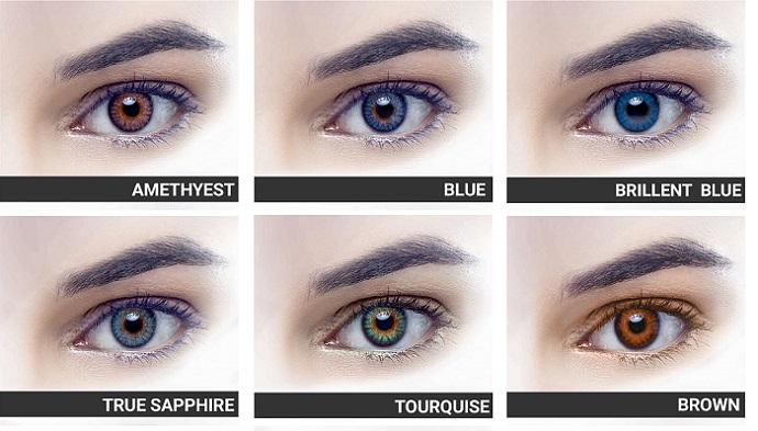 Fresh Look Contact Lenses Colour Chart
